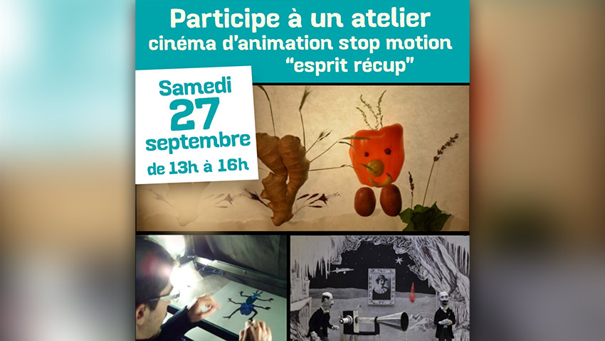 27 septembre : Atelier crée ton film STOP MOTION