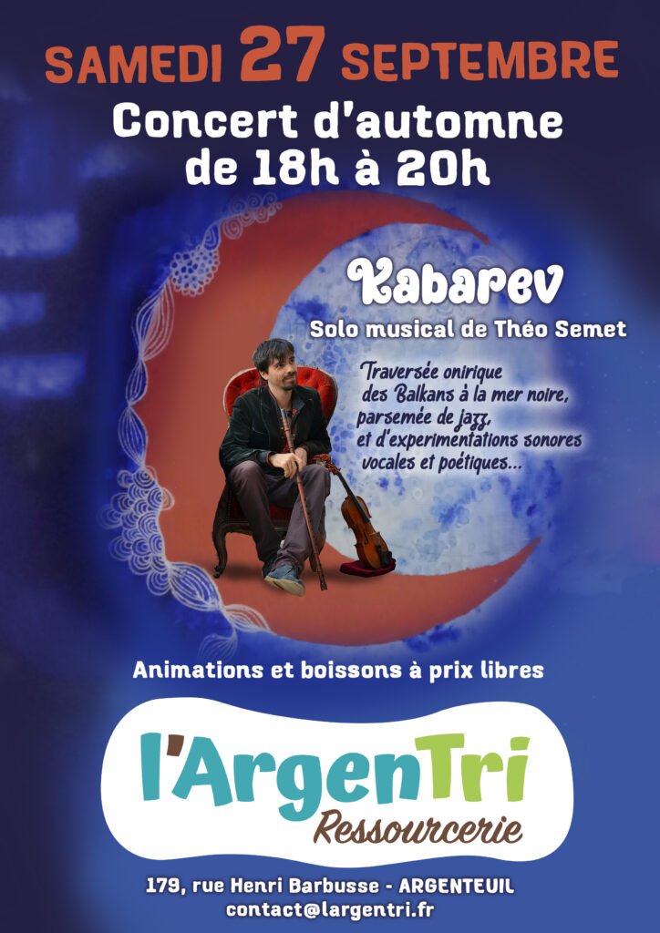 Concert d'automne à l'ArgenTri le 27 septembre